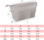 Vercord Premium Nylon Purse Organizer Tote Handbag Insert Organizers Bag in Bag - Image 2
