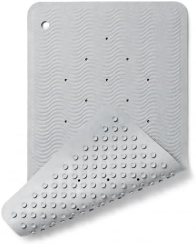 HEVEA Natural Rubber Wave Bath Mat – Long 28 × 16 in by HEVEA