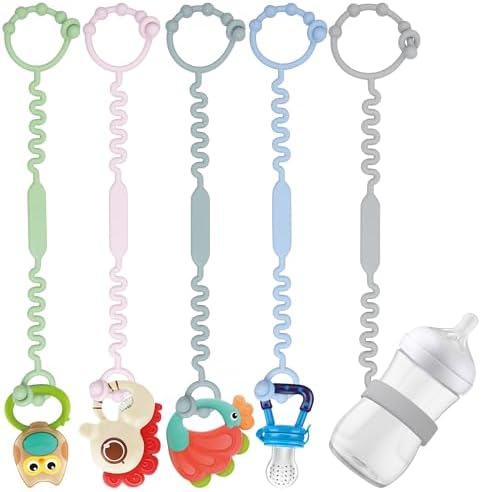 Toy Straps for Baby, Pacifier Holder Clip by LJOWJVA