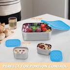 Tanjiae Small Stainless Steel Lunch Containers - Image 6