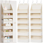 Criusia 2 Pack Over the Door Organizer, 6-Shelf Closet Hanging Storage by Criusia