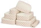 Narwey 7 Set Checkered Packing Cubes by Narwey