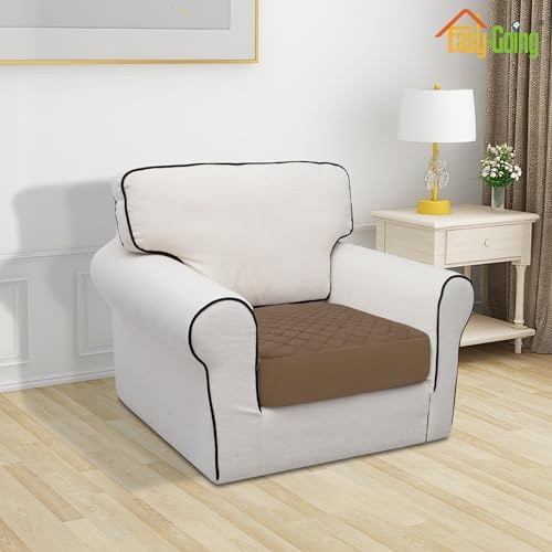 Easy-Going Waterproof Cushion Covers Set, Quilted Stretch 1-Piece Sofa Seat - Image 2