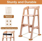 YOLEO High Chair Wooden for Toddlers Junior Childs, Sturdy Durable Dining - Image 2