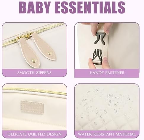 Tuwubi Diaper Bag Tote, Baby Diaper Bag - Image 3