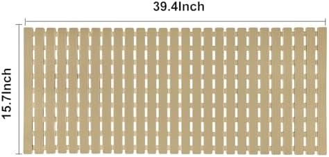 BEMISO Shower Mat Non Slip Bathtub Mat 37.4 x 15.7 Inch Bath Mat - Image 5