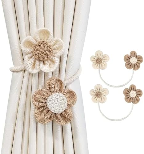 SRG Curtain Tiebacks for Curtains 2 Pack, Decorative Curtain Holdbacks for by SRG