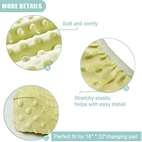 Owlowla 2Pack Changing Pad Cover Soft Minky Table Sheets Baby Boys Girls - Image 3
