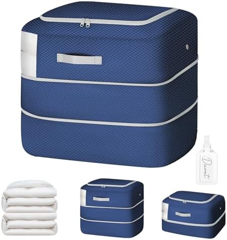 Comforter Storage Bag - 110L Large Capacity Blanket Storage Bags Ultra Space by EasortmPackingCubes