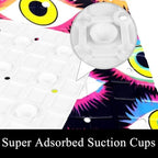 Shower Mat Non Slip 26.8 x 15.1 Inches, Magic Evil Eyes Bathtub Mat Shower - Image 3