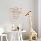 Nichake Western Nursery Wall Decor Neutral Cow Alphabet Wall Art - Image 6