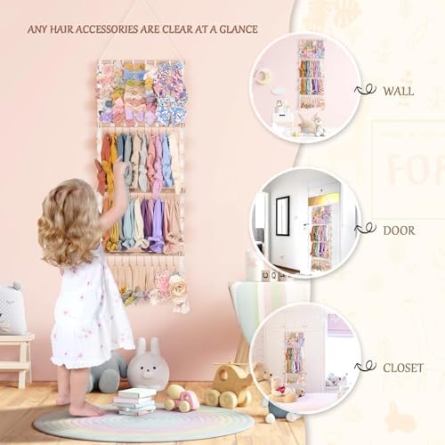 Headband Holder Bows Organizer For Girls Baby Hair Accessories Organizer - Image 6