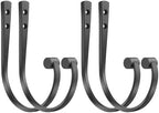 Curtain Holdbacks 4Pcs, Wall Mounted Curtain Holders by Mayrhyme