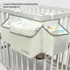 Hanging Baby Diaper Caddy, 3-in-1 Diaper Caddy Organizer Holder - Image 4
