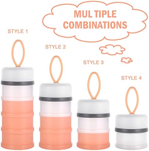 Accmor 2 Pack Baby Formula Dispenser On The Go, Stackable Formula Dispenser - Image 2