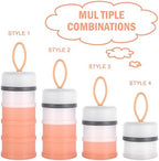 Accmor 2 Pack Baby Formula Dispenser On The Go, Stackable Formula Dispenser - Image 2