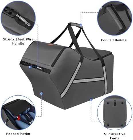 Infant Car Seat Travel Bag for Airplane Compatible - Image 2