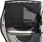 Car Window Shades, Double Layers Magnetic Car Sun Shade by VVAYHUA