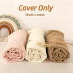 Hooyax Muslin Baby Lounger Cover 1 Pack, 100% Cotton Soft & Breathable Infant - Image 4