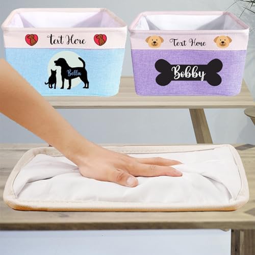 Personalized Dog Toy Storage Basket - Image 4
