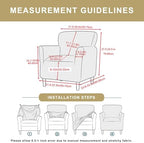 Stretch Chair Covers Armchair Slipcovers - Image 3