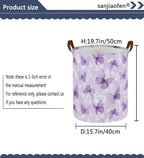 Kids Laundry Hamper, Butterfly Laundry Basket Collapsible Girls Storage Baskets - Image 7