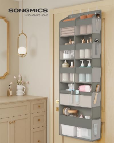 SONGMICS Over-the-Door Organizer, 5 Tier Extra Large of 9 Compartments - Image 2