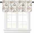 Vandarllin Fall Floral Leaves Kitchen Curtains Valances by VandarllinHomeKitchenDecor