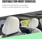 Shakas 2 PCS Cars Headrest Covers, Full Wrap-around Non-marking Fit - Image 5