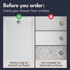 homerella Square Shower Mat Non Slip Anti Mold 21x21 Anti Slip Shower Mat - Image 6