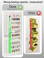 KYEVIS Over The Door Organizer, 5 Shelves Closet Door Hanging Organizer - Image 2