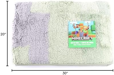 Jay Franco Minecraft Creeper Bath Rug 20 x 30 Inches Soft, Machine Washable - Image 2