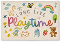 Playroom Nursery Wall Decor, Toddler Playroom Decor Hanging Linen Banner by Unknown