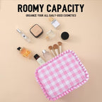 Ruffled Makeup Bag - Image 3