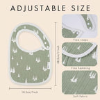 Muslin Baby Bibs for Drooling and Teething, Bibs for Boys Girls - Image 5