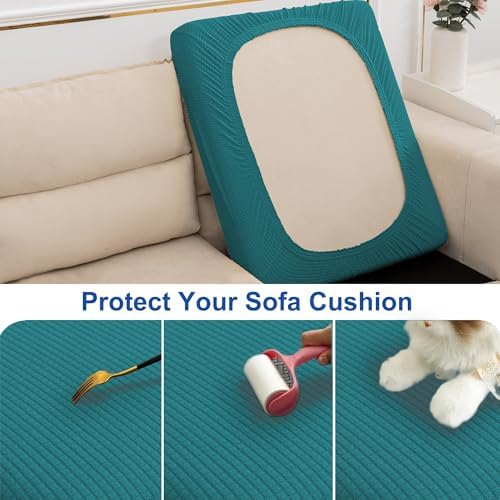 Water Resistant Couch Cushion Covers Stretch Sofa Seat Slipcover - Image 6