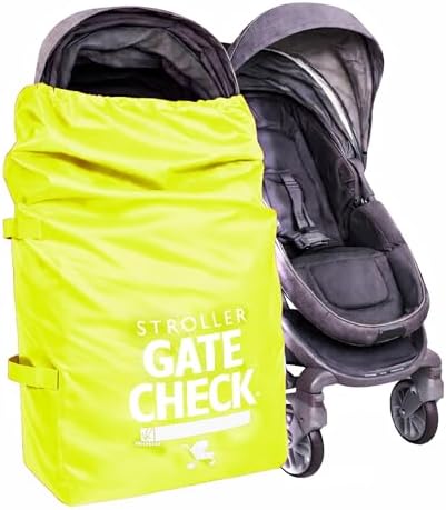 J.L. Childress Gate Check Bag for Single & Double Strollers, Neon Yellow by JLChildressCoIncUSBaby