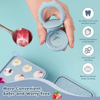 Baby Fruit Food Feeder Breastmilk Popsicle Molds, Silicone Food Freezer Tray - Image 2