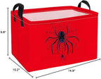 Essme Rectangular Spider Baskets, Halloween Storage Box, Cute Basket - Image 2