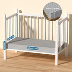 2Pack Waterproof Crib Mattress Protector, Cotton 52X28 Fitted Crib Sheets Crib - Image 2