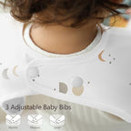 Susurration Baby Long Sleeve Bib Waterproof Sleeved Bib Smock - Image 6