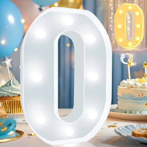 Pooqla LED Marquee Letter Lights, Warm White and Cool White Decorative Lighted by Pooqla