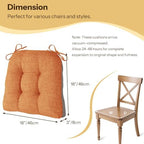 Chair Cushions for Dining Chairs Set of 4 - Image 2