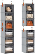 Homsorout 6-Tier Modular Hanging Closet Organizer Shelves by Homsorout