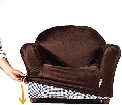 Roundy Chair Slipcover for Kids Chairs – Soft Minky Polyester Replacement Cover by keet