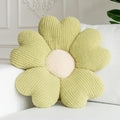 Sioloc Flower Shaped Throw Pillow, Fun Daisy Pillow, 25.6" Large Grass Green by HEALTHYCOMFORTLIFE