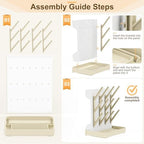 Baby Bottle Drying Rack: Vertical Space Saving Countertop Drying Rack - Image 6