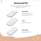 Baby Bassinet Sheets, 3 Pack Fitted Bassinet Mattress Sheets, Compatible - Image 7
