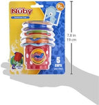Nuby 5 Count Splish Splash Stacking Cups Baby Bath Toy - Image 6