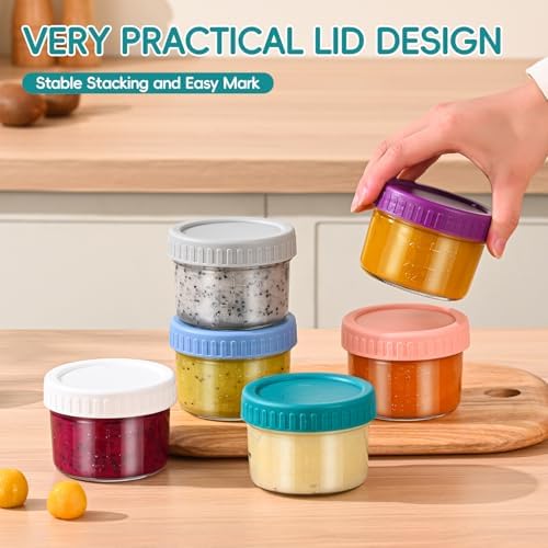 Dehov 6-Piece Glass Baby Food Containers - Image 5